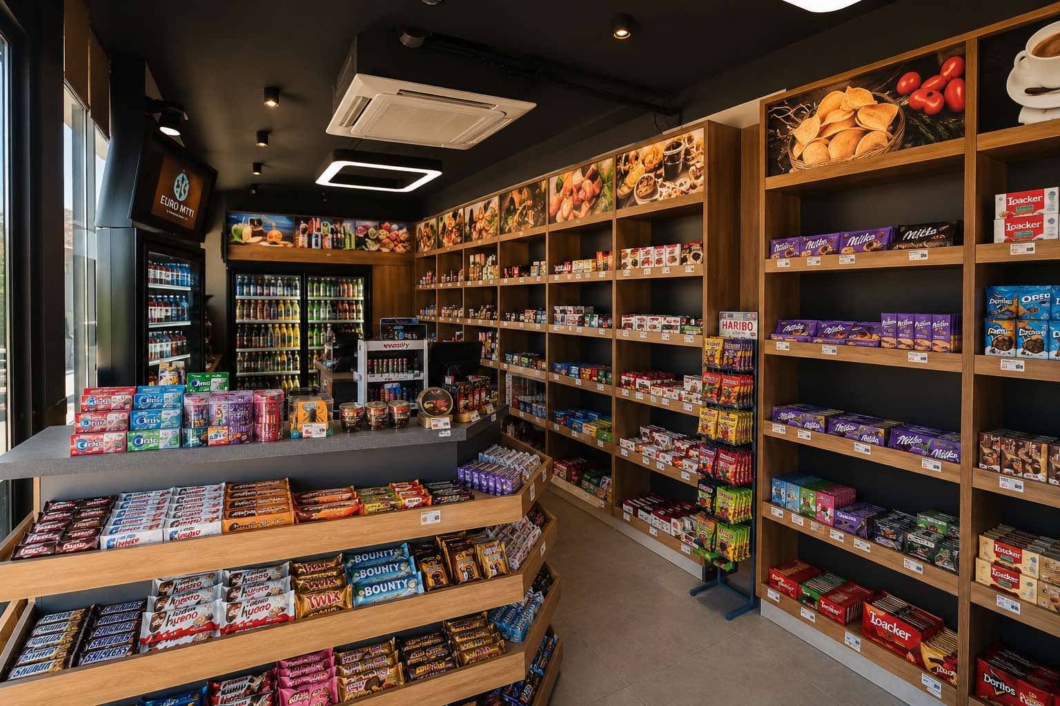 Mini market products and essentials at Euromiti